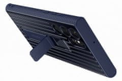 SAMSUNG Galaxy S22 Ultra edzett hátlapi védőtok állvánnyal, EF-RS908CNEGWW, kék