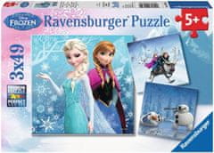 Ravensburger Puzzle Ice Kingdom: Winter Adventure 3x49 db