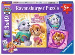 Ravensburger Puzzle Paw Patrol: Girl Power 3x49 darab