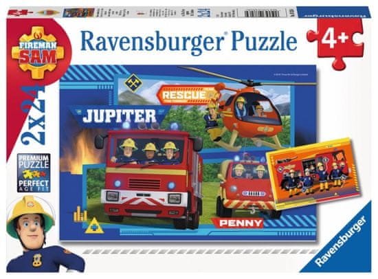 Ravensburger Puzzle Fireman Sam: Kilépés 2x24 darab