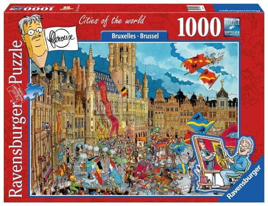 Ravensburger Puzzle A világ városai: Brüsszel 1000 darab