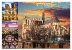 EDUCA Notre Dame puzzle, 1000 darabból álló kollázs