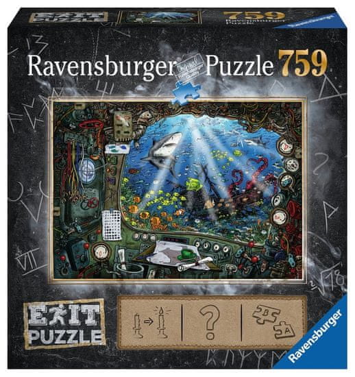 Ravensburger Escape EXIT puzzle Egy tengeralattjáróban 759 darab