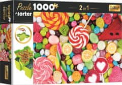 Trefl Rejtvény 2 az 1-ben válogató édességekkel 1000 darab