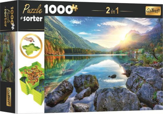 Trefl Sorter puzzle 2 az 1-ben Lake Hintersee, Németország 1000 darab