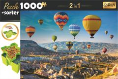 Trefl Rejtvény 2 az 1-ben válogatóval Balloons over Cappadocia 1000 db