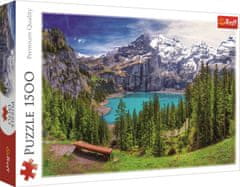 Trefl Puzzle Oeschinen-tó, Alpok 1500 db