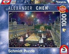 Schmidt Puzzle Tűzijáték a Louvre-ban 1000 darab