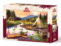 Art puzzle Puzzle Camping 3000 db