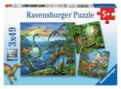 Ravensburger Rejtvény Elképesztő dinoszauruszok 3x49 darab