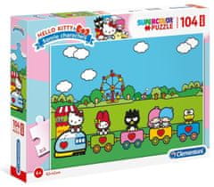 Clementoni Puzzle Hello Kitty és barátai MAXI 104 db