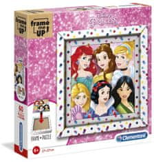 Clementoni Puzzle Frame Me Up: Disney hercegnők 60 darab