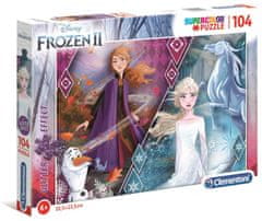 Clementoni Sparkling puzzle Frozen 2: Anna és Elsa 104 darab