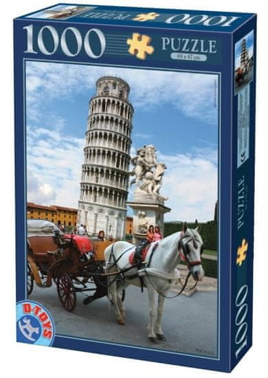 D-Toys Puzzle Pisai ferde torony, Olaszország 1000 db