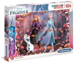 Clementoni Ragyogó puzzle Ice Kingdom 2, 104 darab