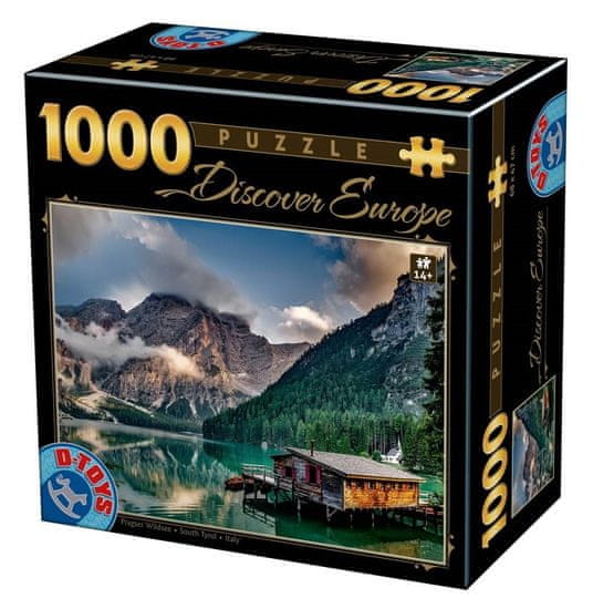 D-Toys Puzzle Lake Braies, Dél-Tirol 1000 db