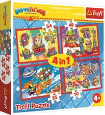 Trefl Puzzle Super Things: Titkos kémek 4 az 1-ben (35,48,54,70 darab)