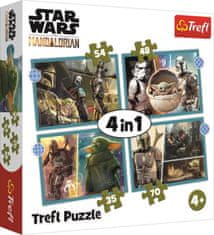 Trefl Puzzle Star Wars: Mandalorian 4 az 1-ben (35,48,54,70 darab)