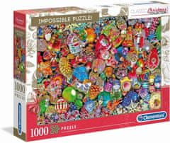 Clementoni Puzzle Impossible: Karácsonyi kollekció: Csillogó karácsony 1000 darab