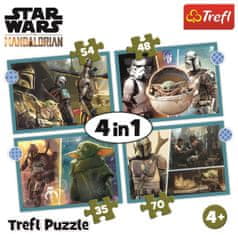 Trefl Puzzle Star Wars: Mandalorian 4 az 1-ben (35,48,54,70 darab)