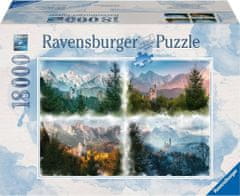 Ravensburger Neuschwanstein puzzle négy évszakban 18000 darab