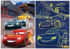 DINO Világító puzzle Cars 3: Célsor XL 100 darab