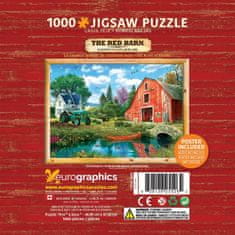 EuroGraphics Puzzle bádogdobozban Piros pajta 1000 db