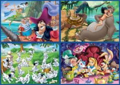 EDUCA Puzzle Disney mese 4 az 1-ben (50,80,100,150 darab)