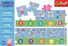 Trefl Oktató puzzle Számok Peppa Pig 20 darab