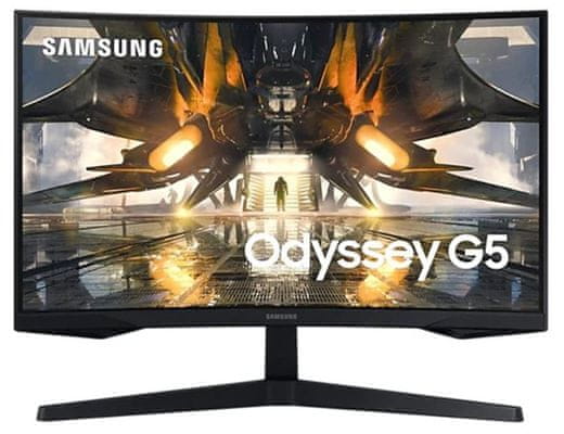 Samsung Odyssey G55A LS32AG550EUXEN ívelt gamer monitor 32 hüvelykes 16:9 HDR