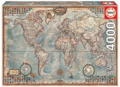 EDUCA Rejtvény A világ történelmi politikai térképe 4000 darab