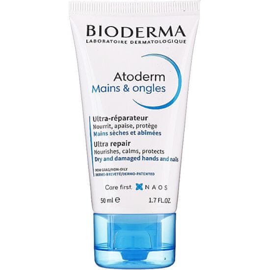 Bioderma Tápláló kézkrém Atoderm Mains 50 ml