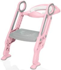 ZOPA Loostep Wc-ülőke lépcső, világos rózsaszín