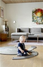 BabyDan kerek puzzle/pálya játszószőnyeg, Grey, 110 cm