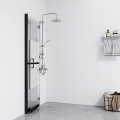 Greatstore selyemmatt ESG üveg összecsukható zuhanyfal 110 x 190 cm