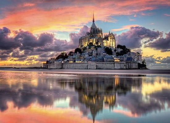 Clementoni Varázslatos puzzle Mont Saint-Michel, Franciaország 1000 darab