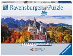 Ravensburger Panoráma puzzle Neuschwanstein kastély 1000 darab