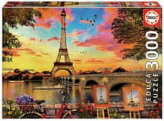 EDUCA Puzzle Sunset in Paris 3000 db