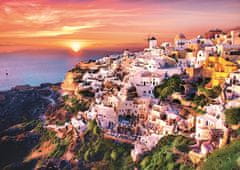 Trefl Puzzle Sunset over Santorini, Görögország 1000 db