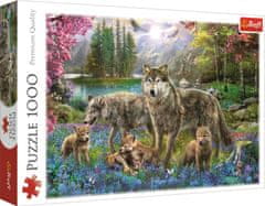 Trefl Puzzle Wolf család 1000 db