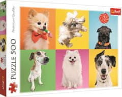 Trefl Puzzle Happy dogs 500 db