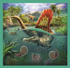 Trefl Rejtvény A dinoszauruszok rendkívüli világa 3 az 1-ben (20, 36, 50 darab)