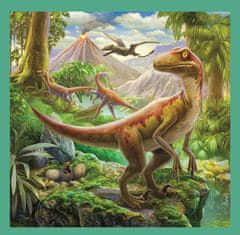 Trefl Rejtvény A dinoszauruszok rendkívüli világa 3 az 1-ben (20, 36, 50 darab)
