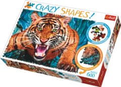 Trefl Crazy Shapes puzzle Tigris támadás 600 darab