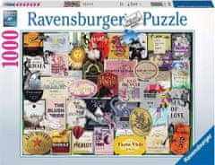 Ravensburger Puzzle Wine címkék 1000 db