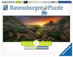 Ravensburger Panoráma puzzle Naplemente Izland felett 1000 darab
