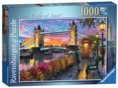 Ravensburger Puzzle Sunset over Tower Bridge 1000 db