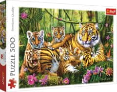 Trefl Puzzle Tigris család 500 db