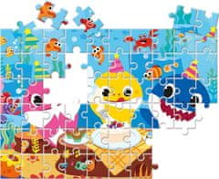 Clementoni Kétoldalas puzzle: Baby Shark – 60 darabos ünneplés