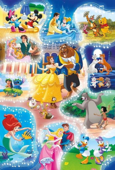Clementoni Disney puzzle: Ideje táncolni MAXI 24 darab